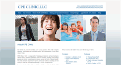 Desktop Screenshot of cpeclinic.com